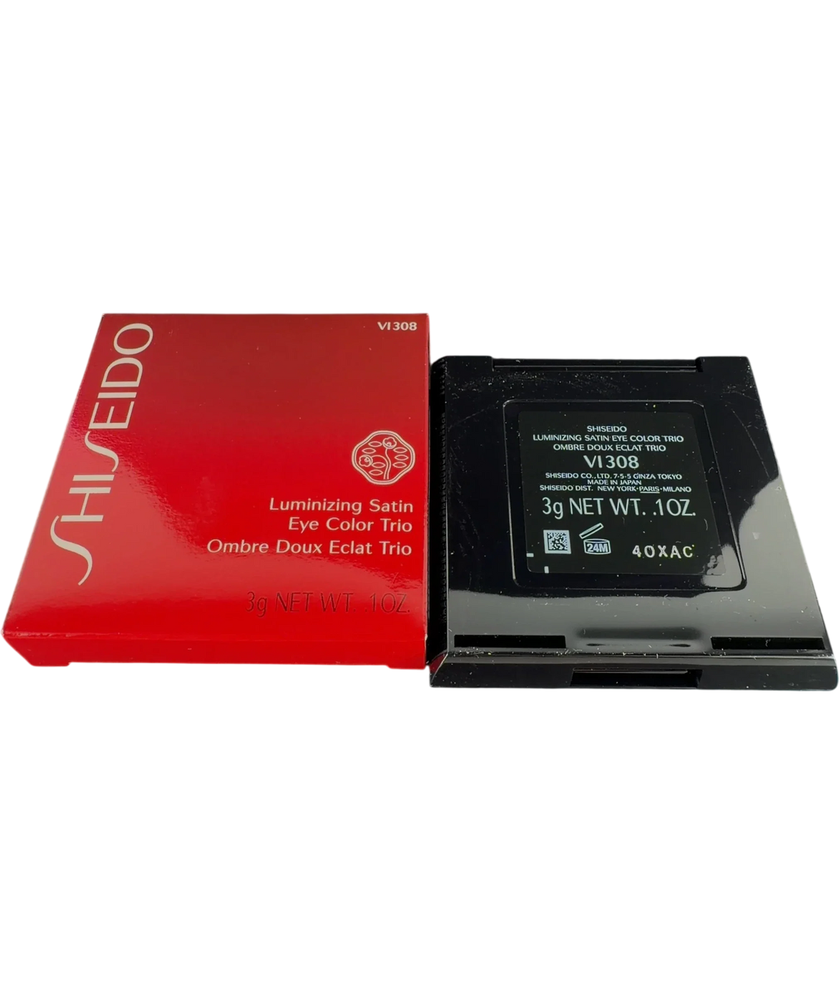 Shiseido VI308 Luminizing Satin Eye Color Trio, size 3g — back