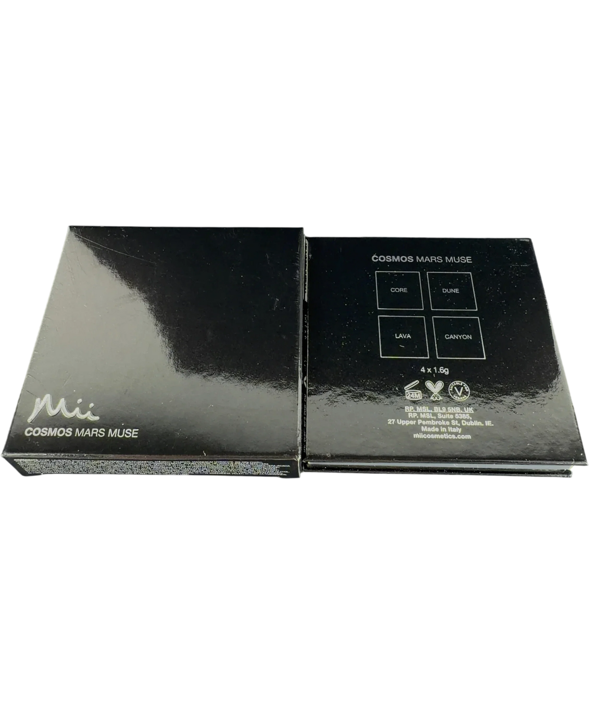 Mii COSMOS MARS MUSE Cosmos Intergalactic Eyeshadow Palette, size 1.6g — back