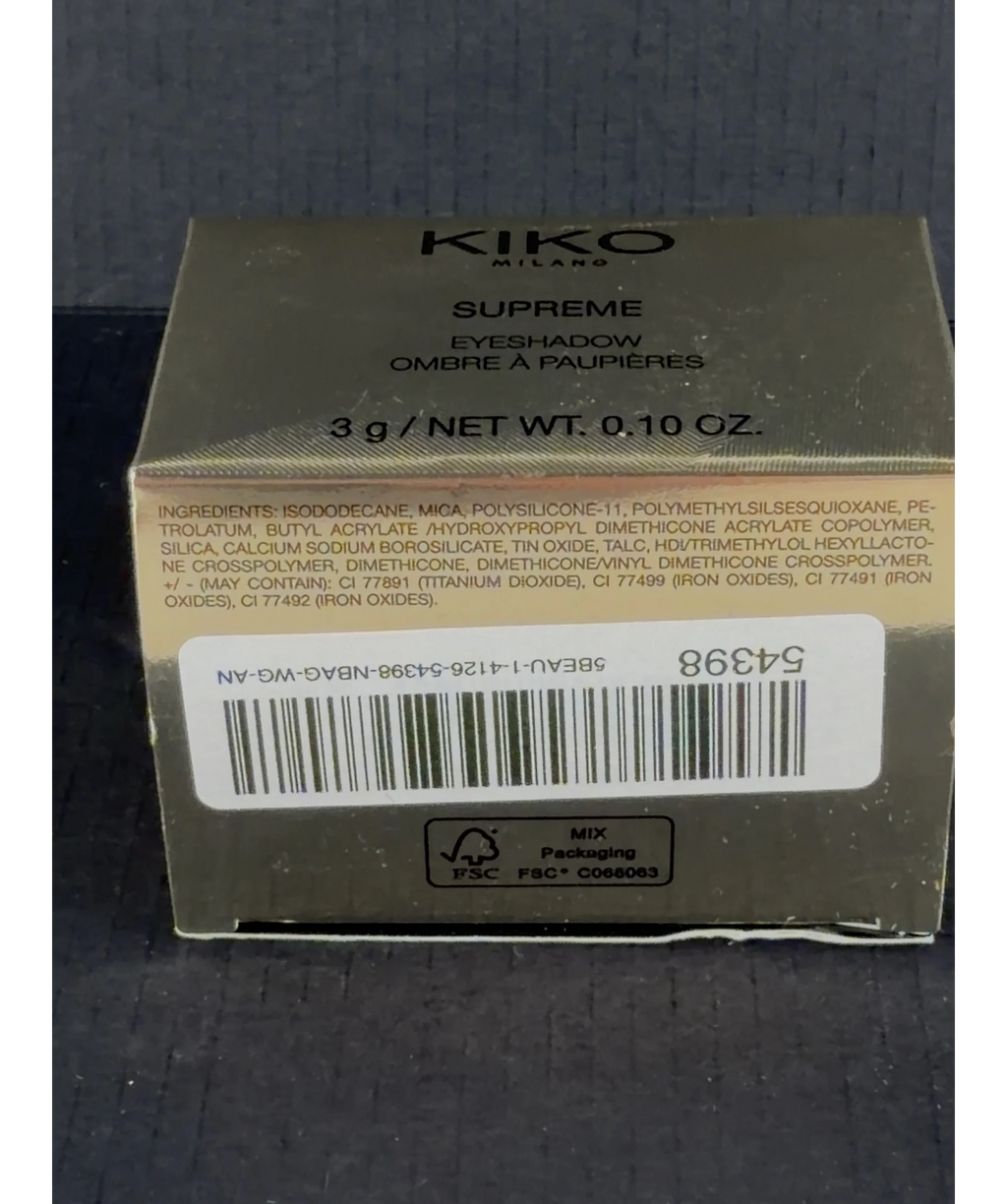 KIKO 01 POSH CRYSTAL ROSE SUPREME EYESHADOW, size 3g — fabric detail