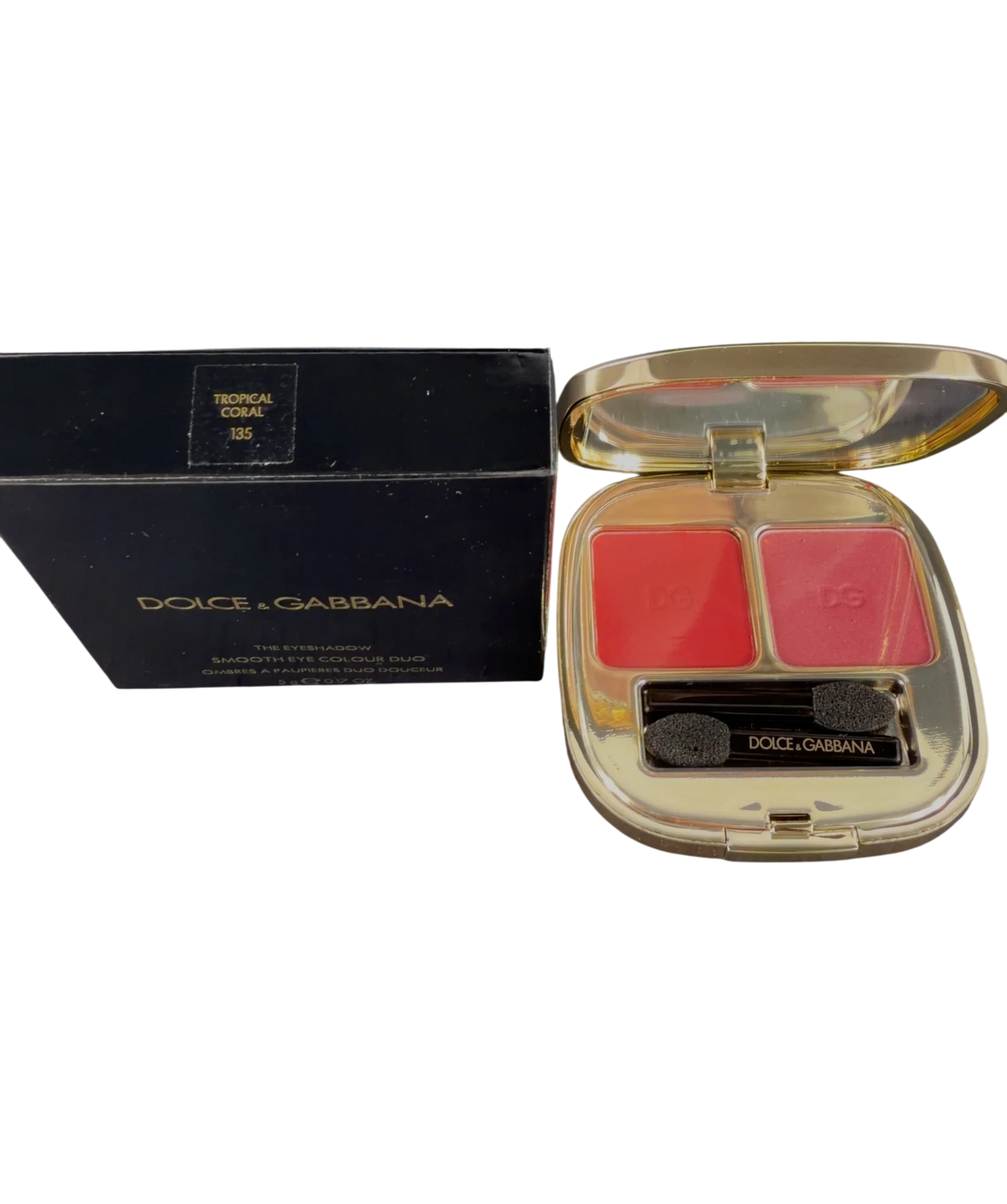 Dolce & Gabbana Tropical Coral 135 THE EYESHADOW SMOOTH EYE COLOUR DUO, size 5g — back