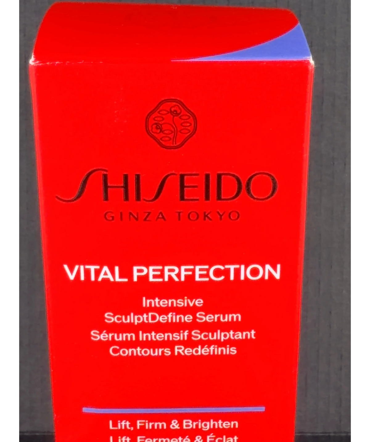 Shiseido Vital Perfection Intensive SculptDefine Serum, size 40ml — label