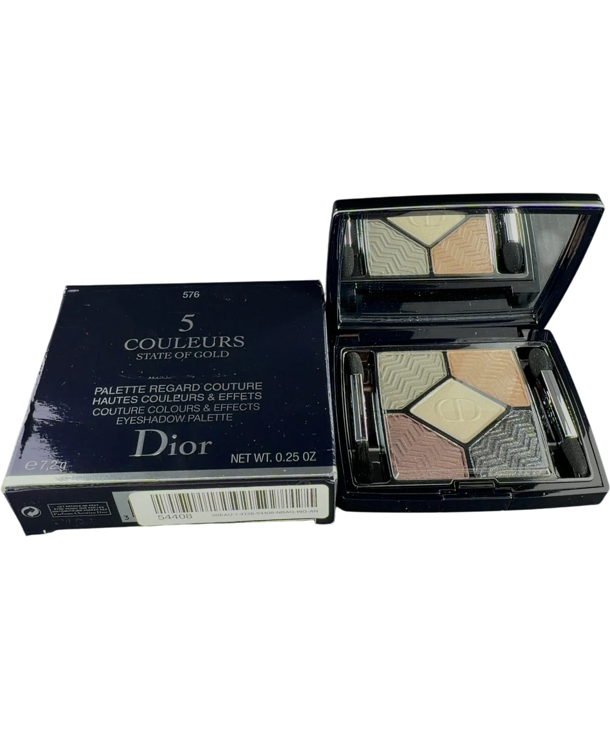 Dior 576 Eternal Gold 5 Couleurs State of Gold Eyeshadow Palette, size 7.2g — front