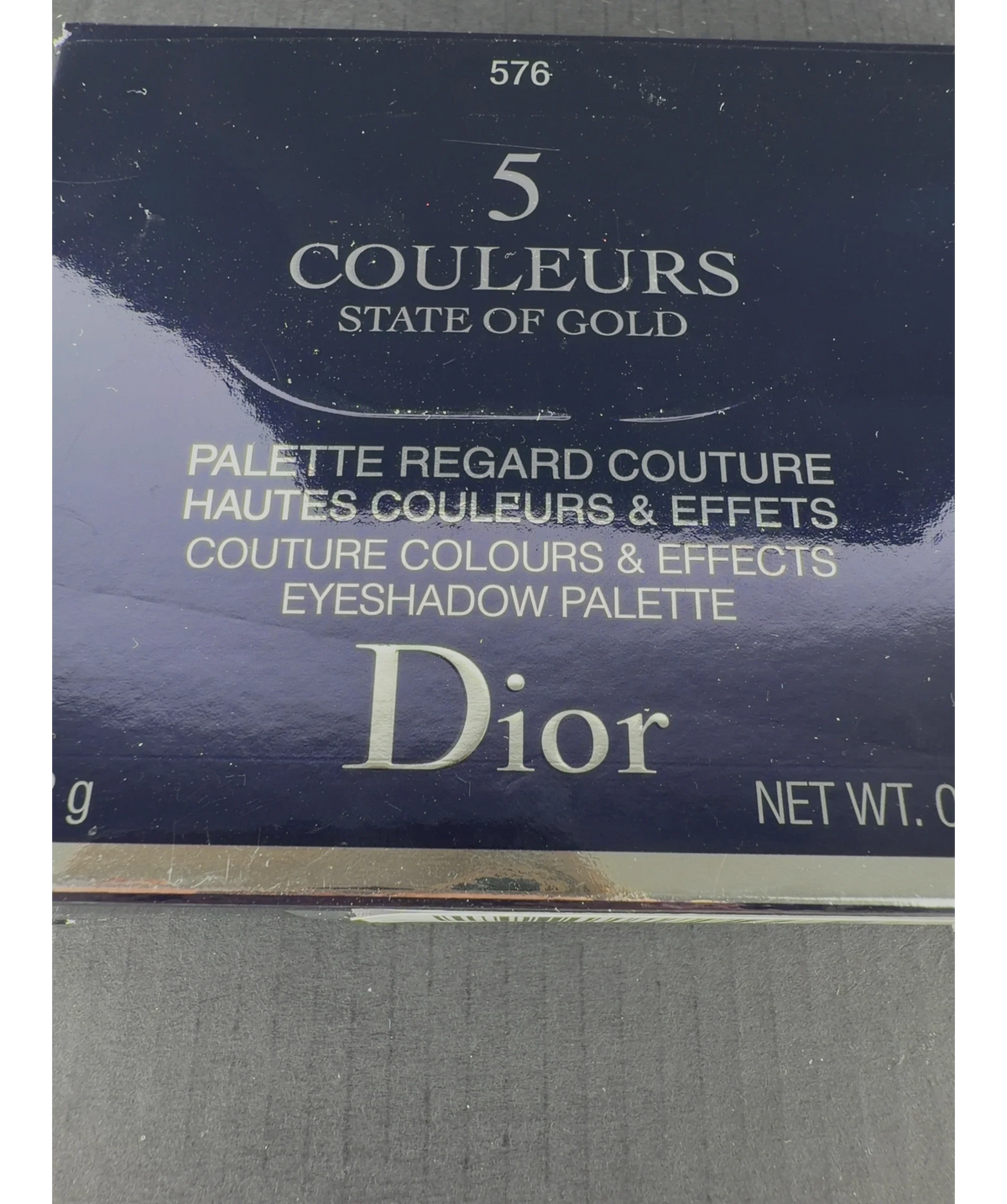 Dior 576 Eternal Gold 5 Couleurs State of Gold Eyeshadow Palette, size 7.2g — label