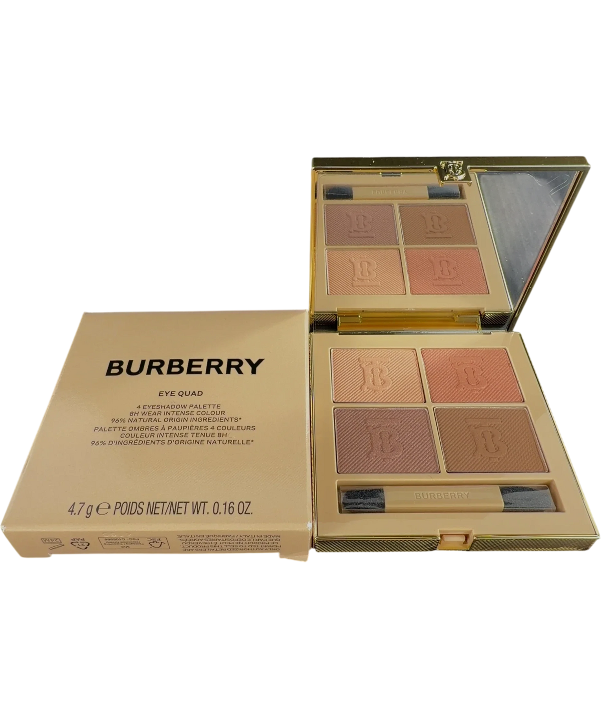 Burberry 01 ICONIC HONEY Eye Quad, size 4.7g — front
