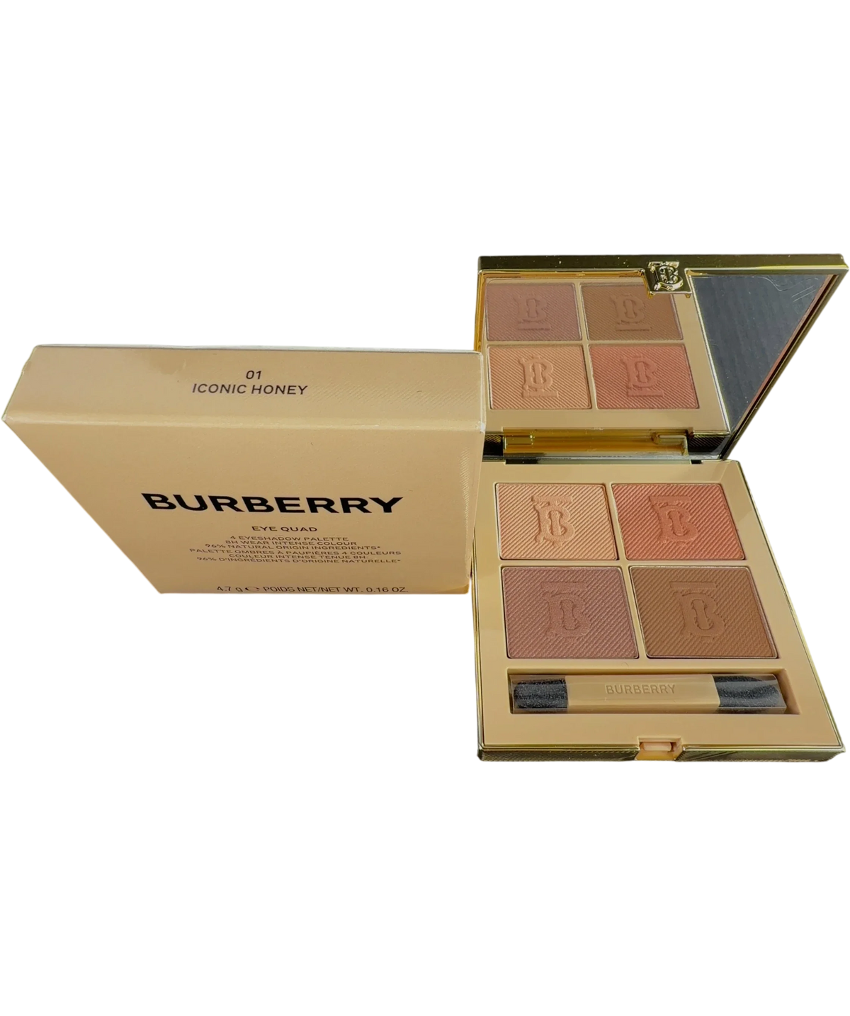 Burberry 01 ICONIC HONEY Eye Quad, size 4.7g — back