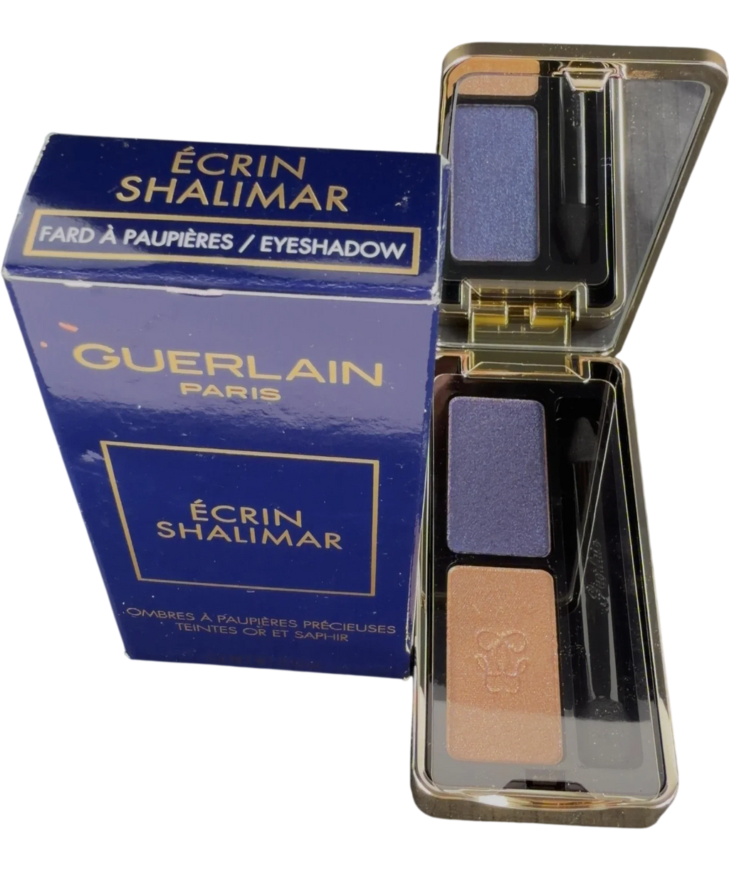 Guerlain Gold And Sapphire Shades Écrin Shalimar Precious Eyeshadows, size 3g — back