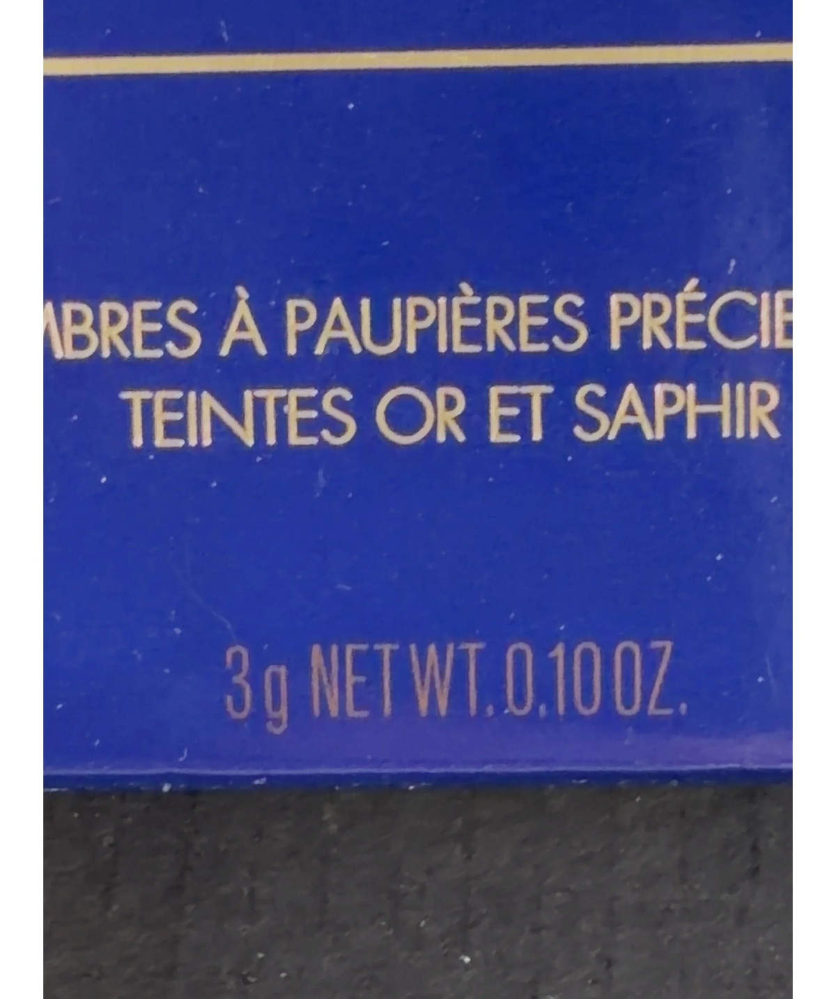 Guerlain Gold And Sapphire Shades Écrin Shalimar Precious Eyeshadows, size 3g — care label