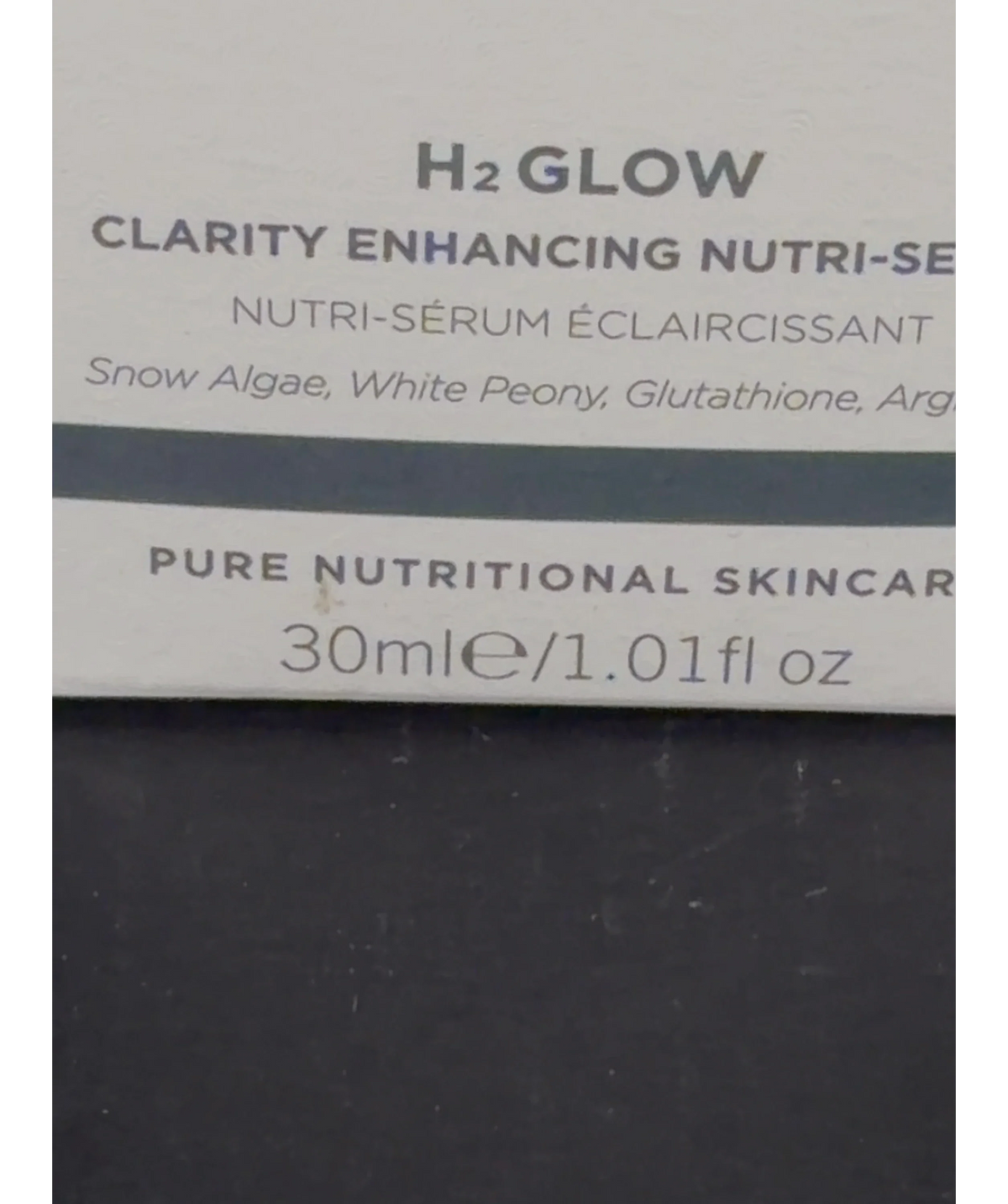Oskia H2 Glow Clarity Enhancing Nutri-Serum, size 30ml — care label