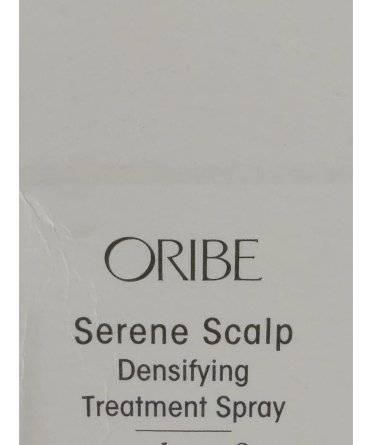 Oribe Serene Scalp Densifying Treatment Spray, size 125ml — label