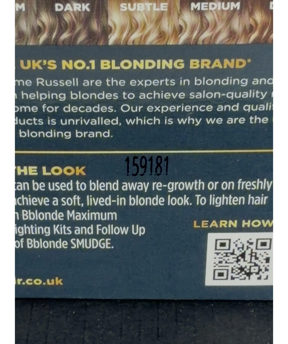 Jerome Russell Bblonde Medium Root Bblonde SMUDGE Root Blending Kit, size 40ml — detail
