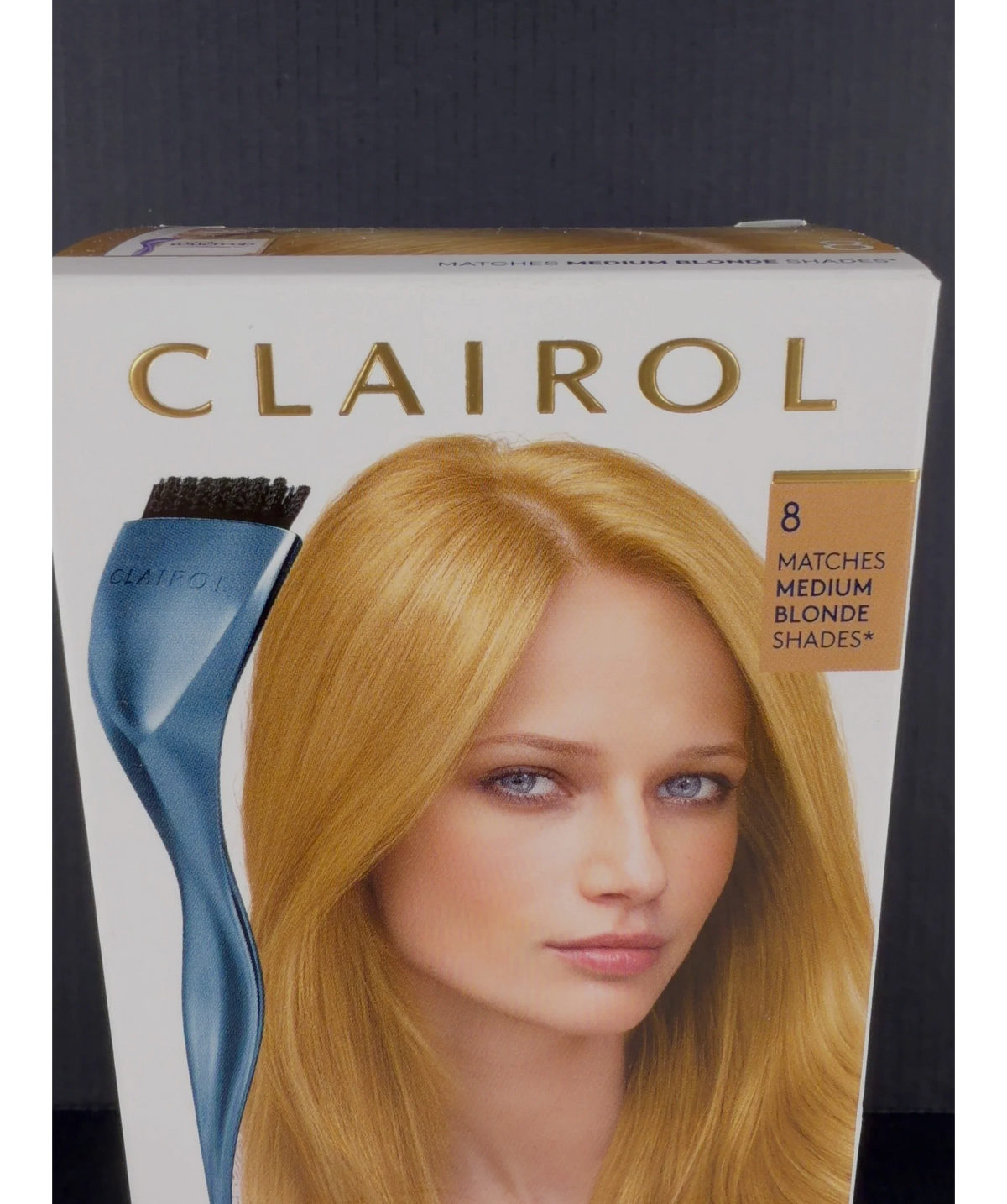 Clairol 8 Root Touch-Up Permanent Hair Dye, size 15ml — label
