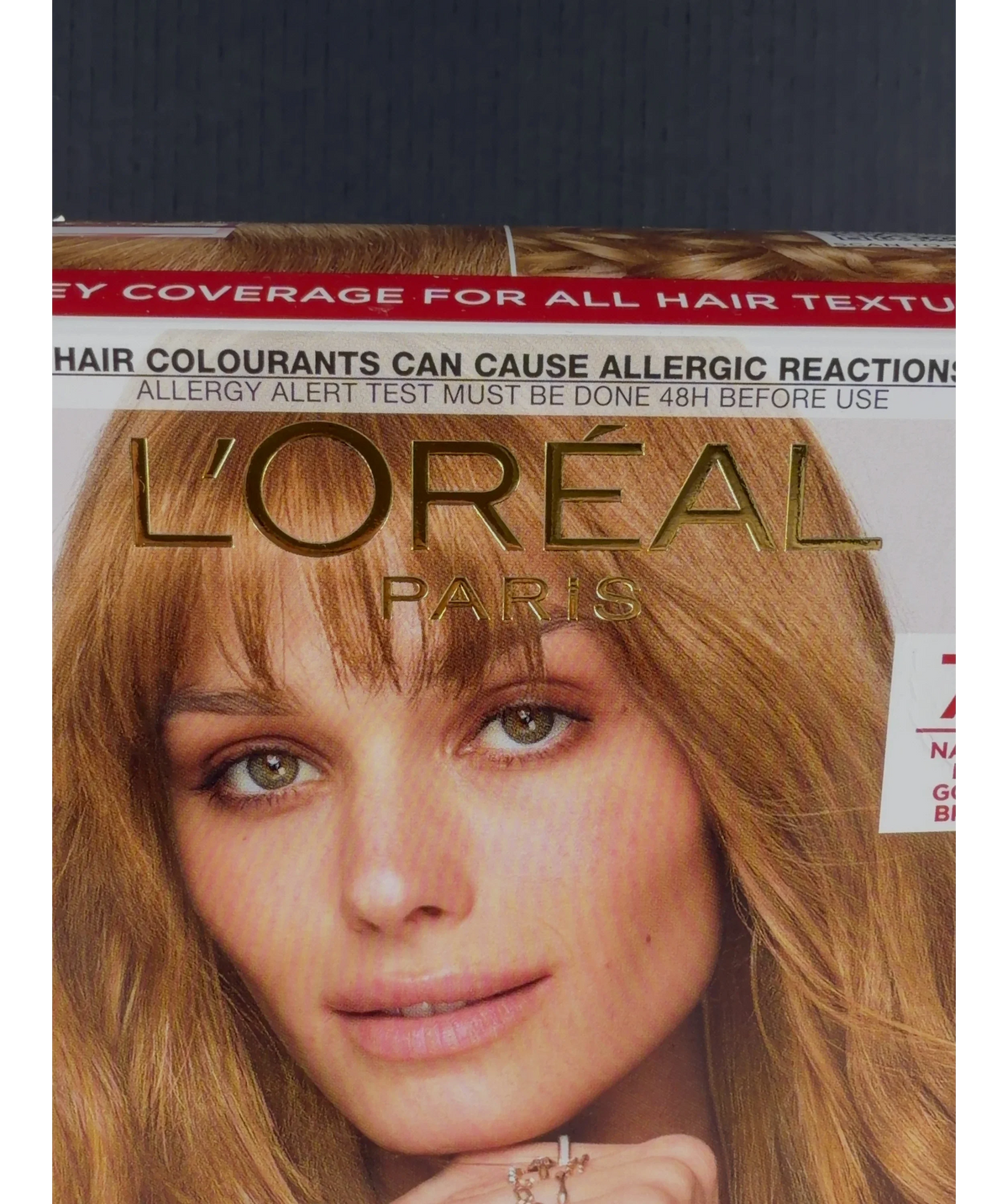 L'Oréal Paris 7.3 Natural Dark Golden Brown EXCELLENCE Creme, size 48ml — label