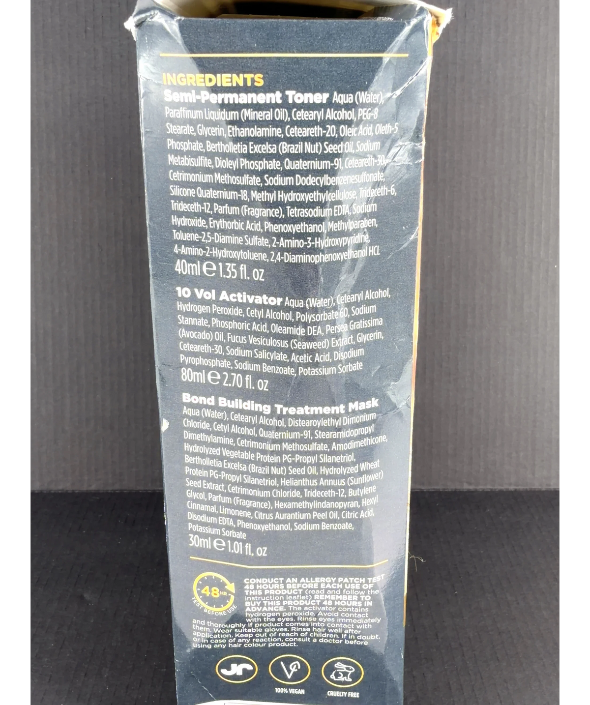 Jerome Russell Ash Bblonde, size 40ml — care label