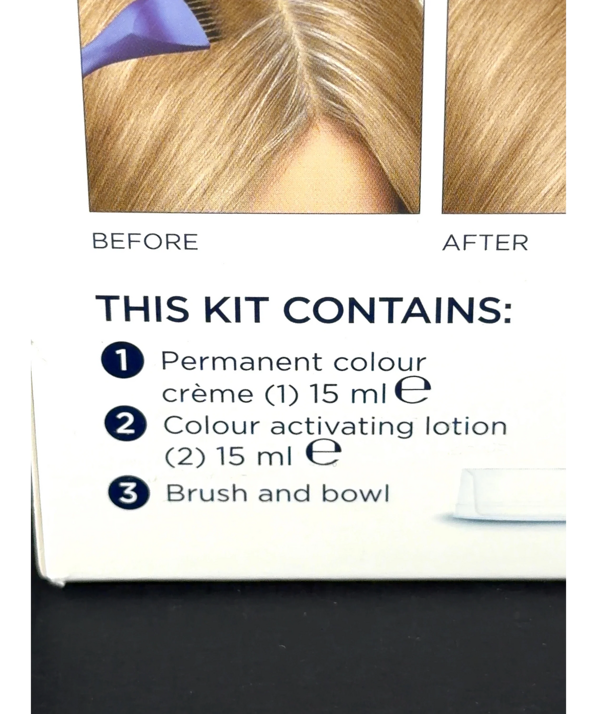 Clairol 8 Nice 'n Easy Root Touch-Up Permanent Hair Dye, size 15ml — care label