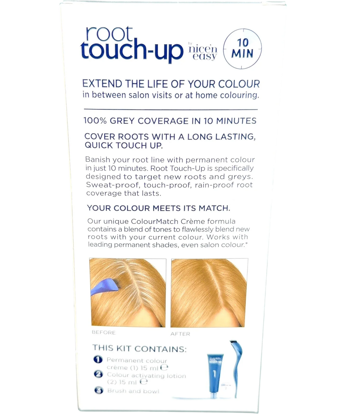 Clairol 8 root touch-up, size 15ml — back