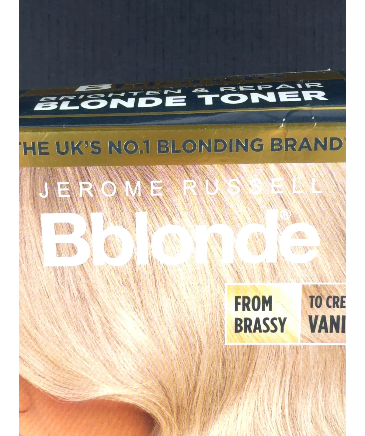 Jerome Russell Vanilla Bblonde Brighten & Repair Blonde Toner, size 1 — label