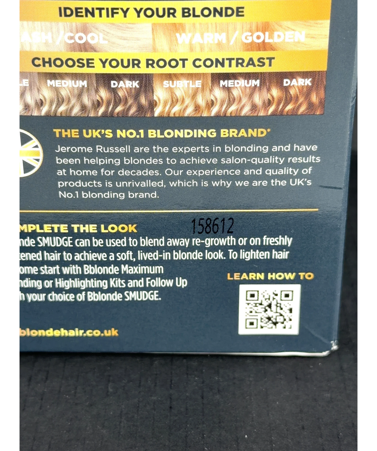 Jerome Russell Bblonde Subtle Root Bblonde SMUDGE, size 40ml — detail