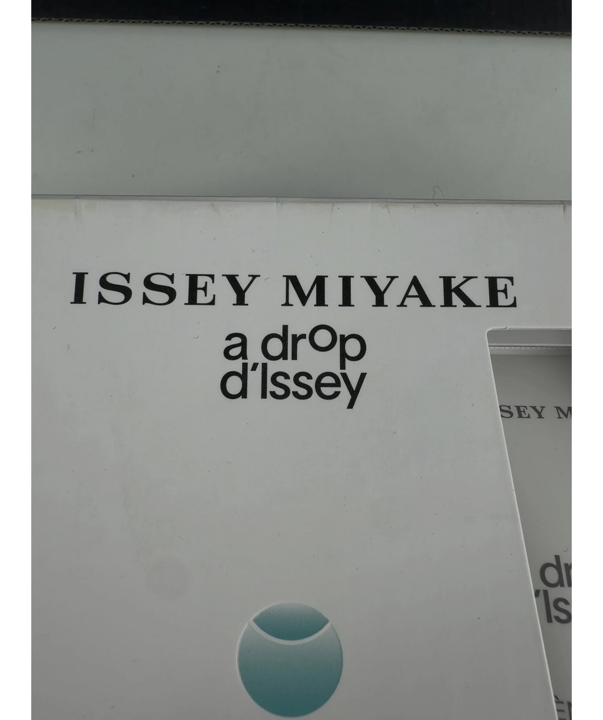 ISSEY MIYAKE A Drop d'Issey Eau de Parfum Fraîche collection, size 90ml — label