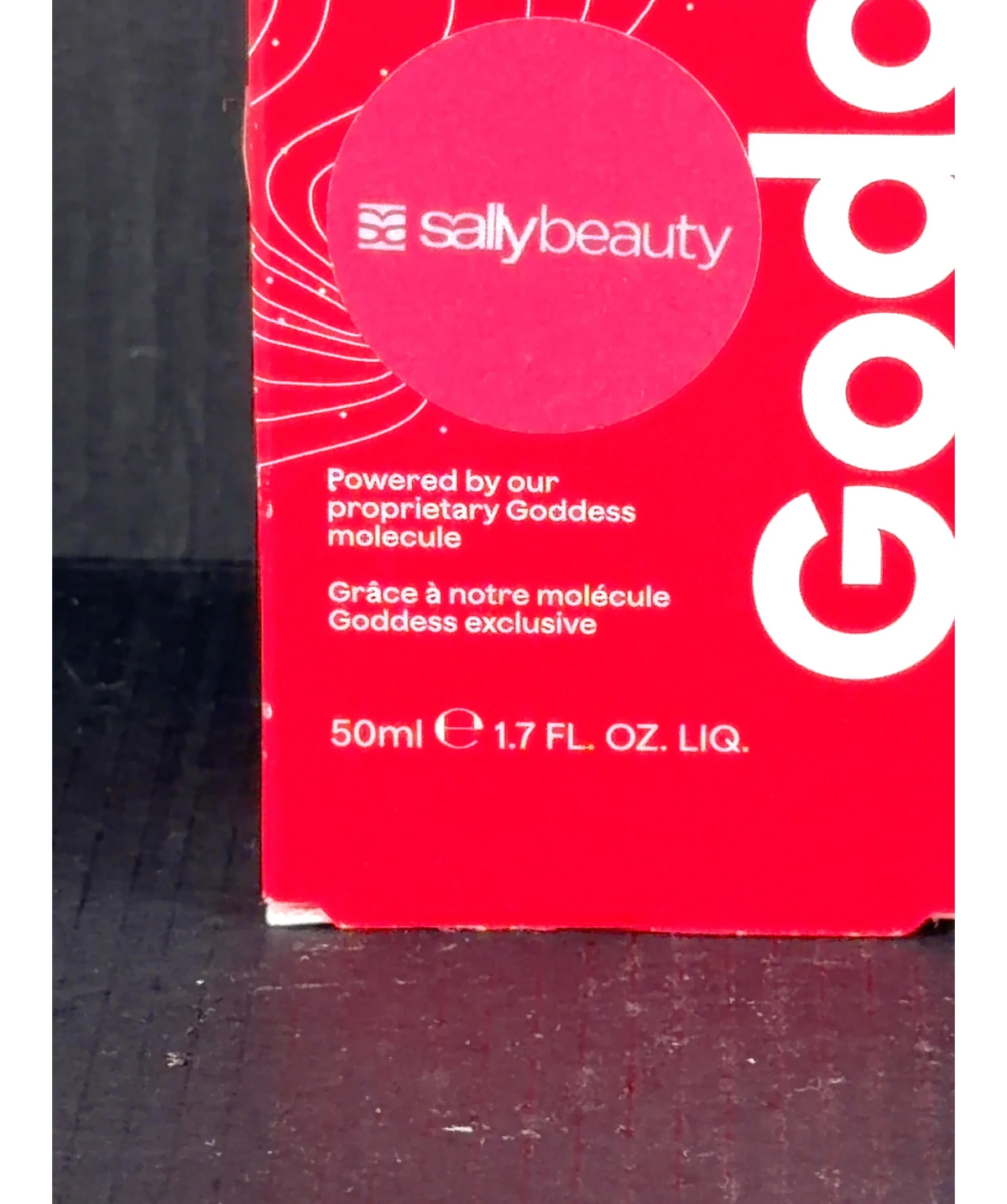 Goddess BioTech Blowout, size 50ml — care label