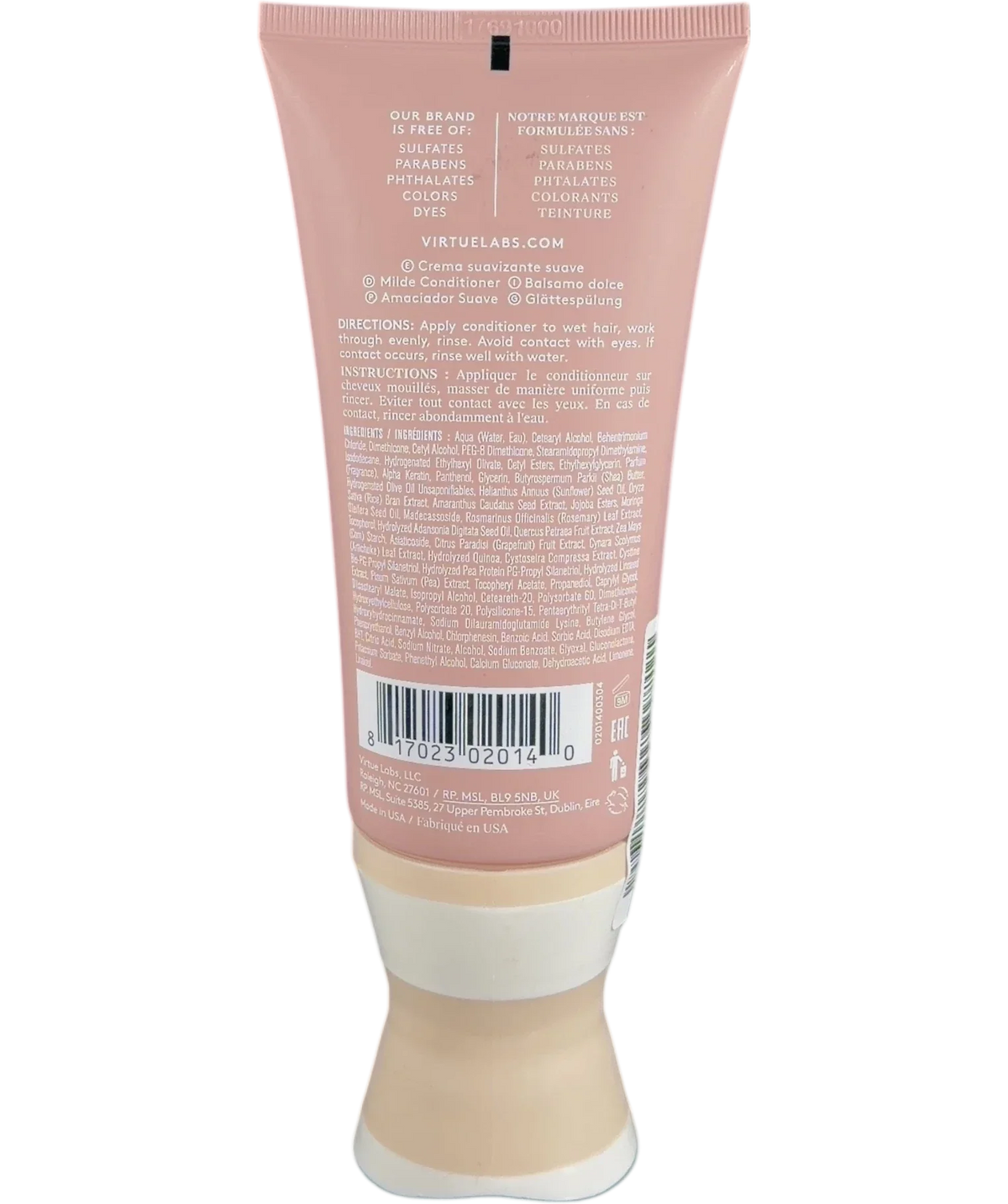 Virtue SMOOTH CONDITIONER, size 200ml — back
