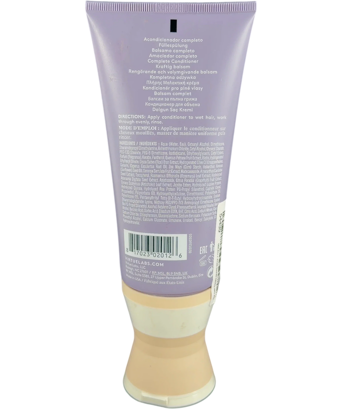 Virtue Full Conditioner, size 200ml — back