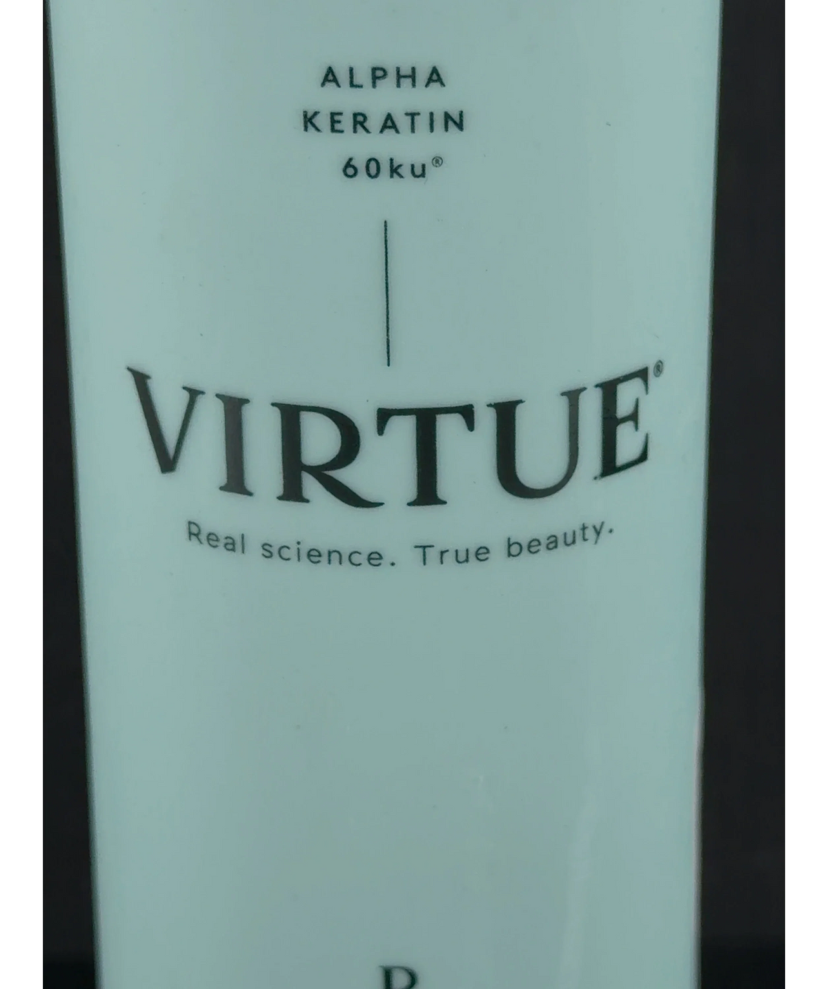 Virtue Recovery Shampoo, size 240ml — label