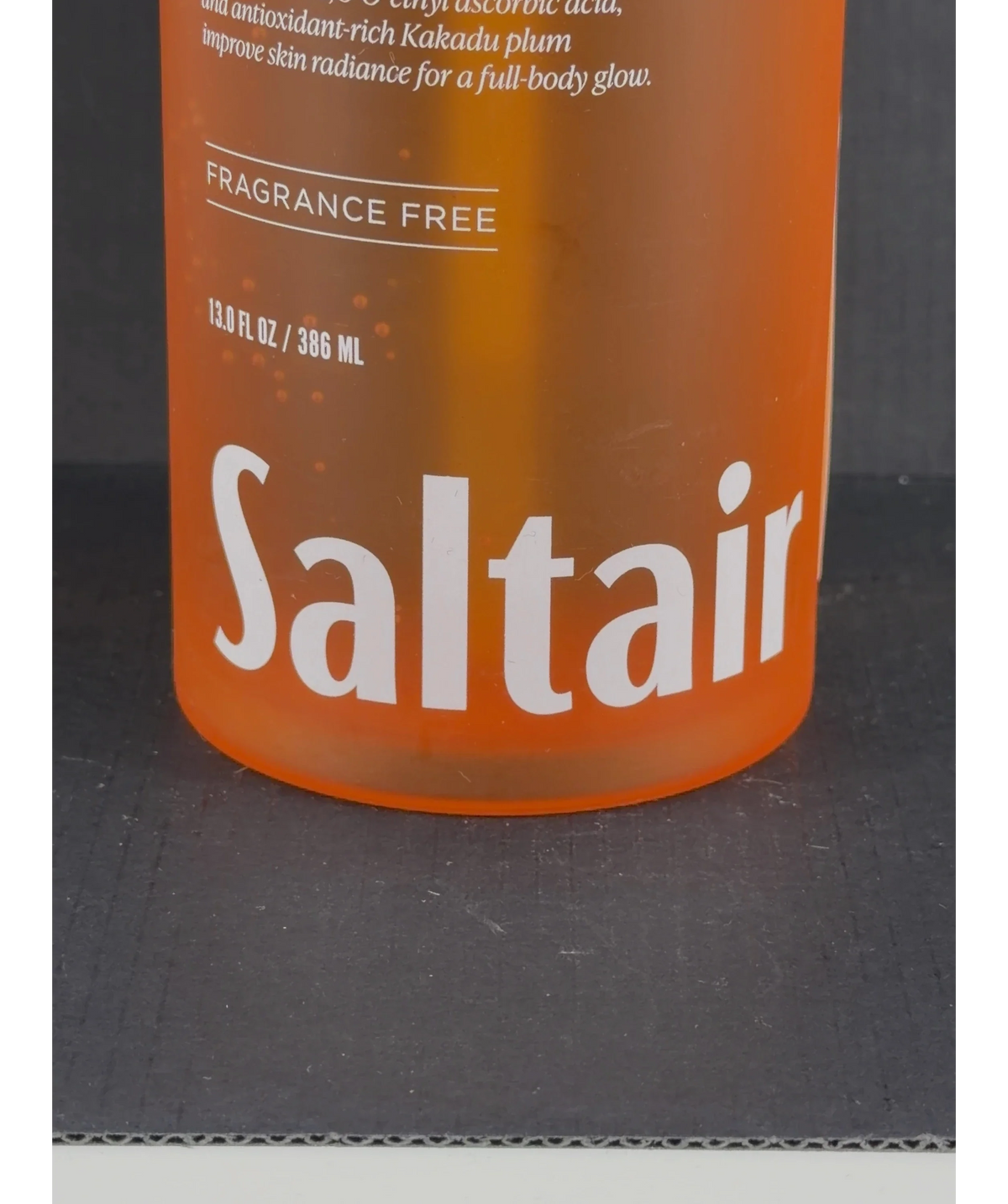 Saltair VITAMIN C BODY BRIGHTENER GLOW COMPLEX BODY SERUM, size 386ml — label