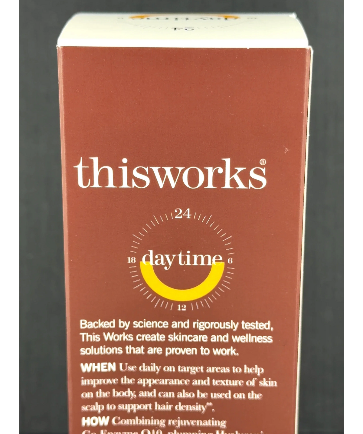 This Works red light power serum, size 100ml — label