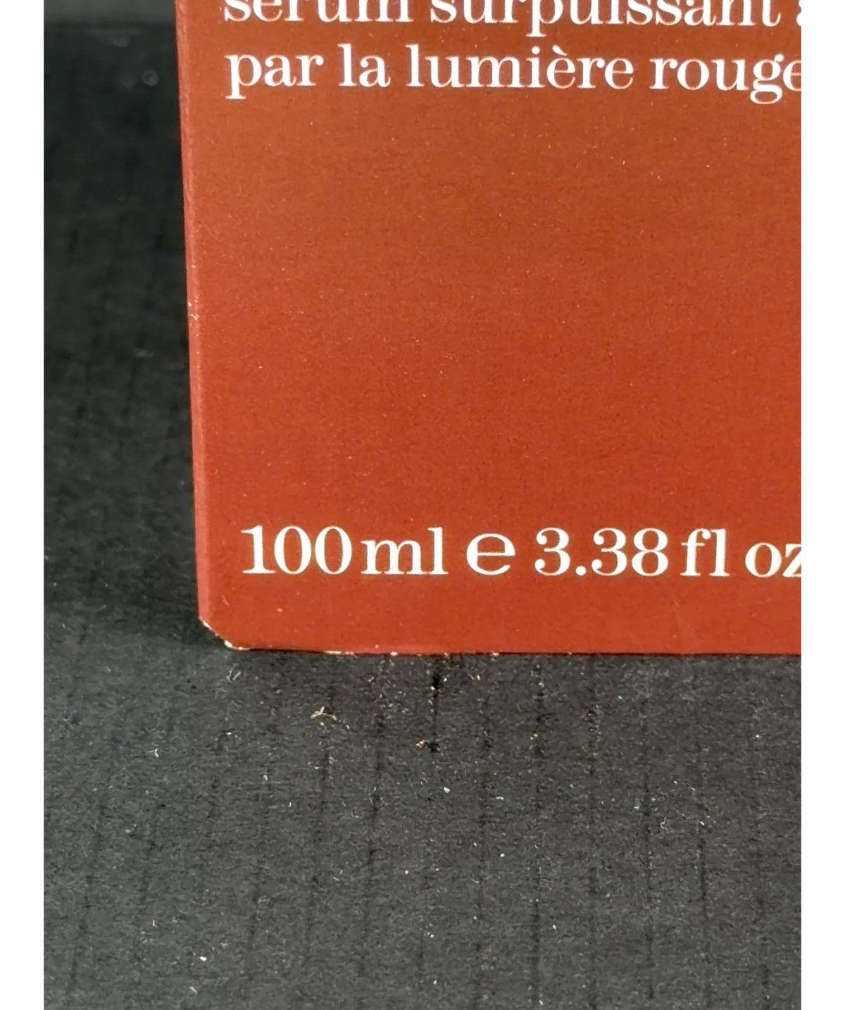 This Works red light power serum, size 100ml — care label