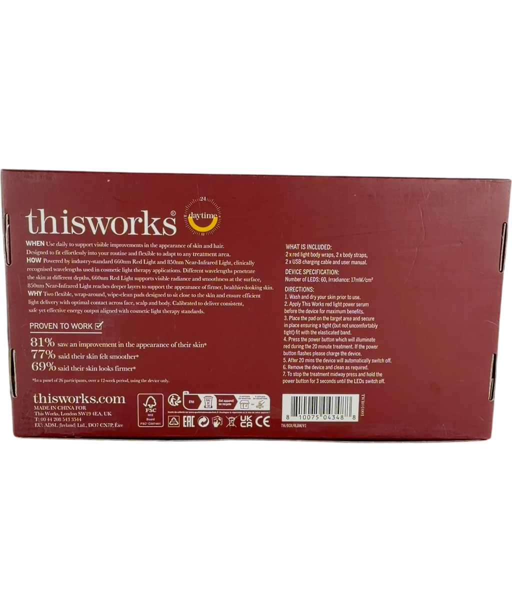 This Works Red Light Body Wrap Duo, size 1 — back