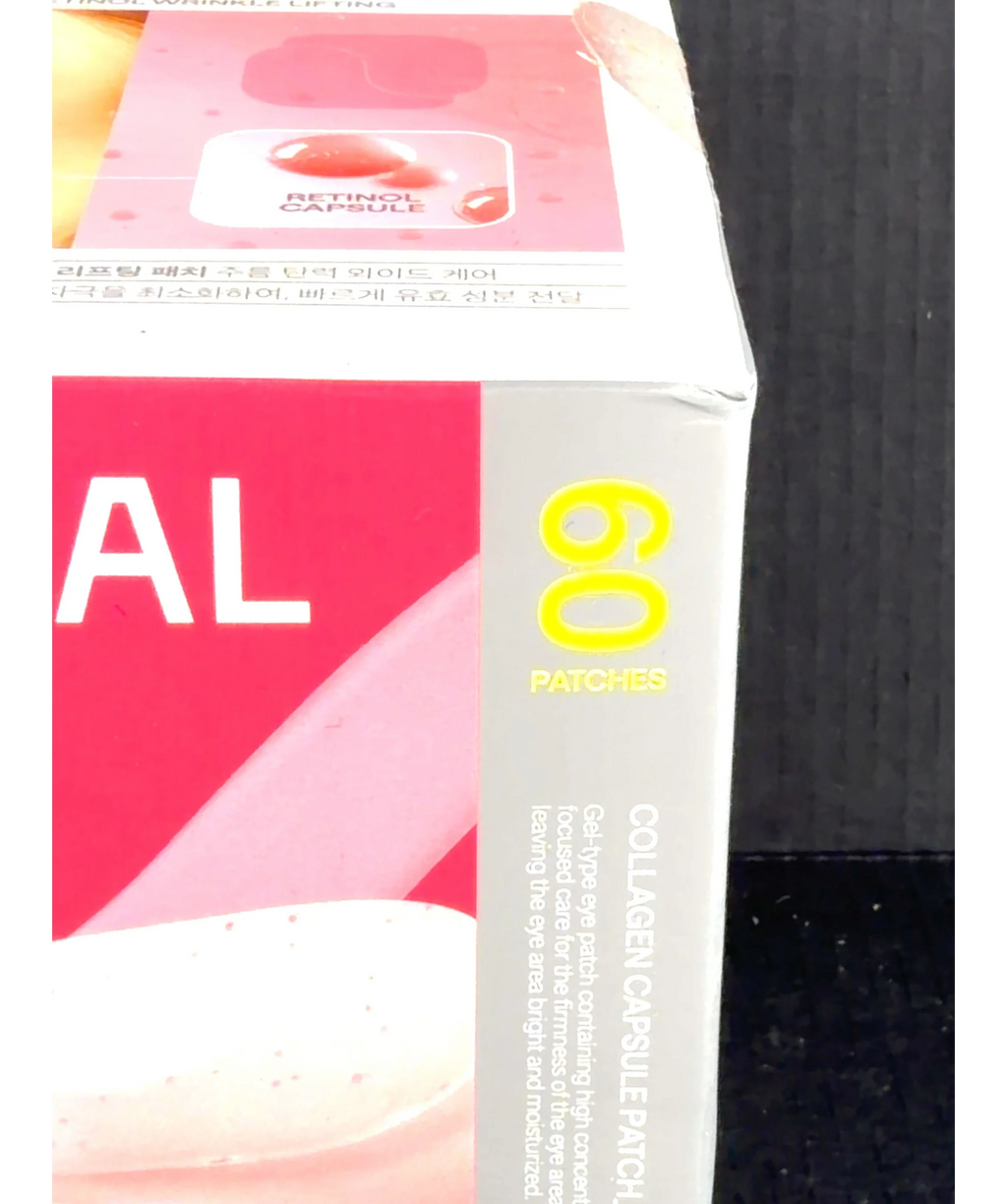 Mediheal Collagen Capsule Patch_Retinol Wrinkle Lifting, size 60 patches — care label