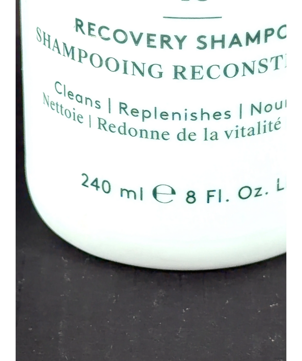 Virtue RECOVERY SHAMPOO, size 240ml — care label