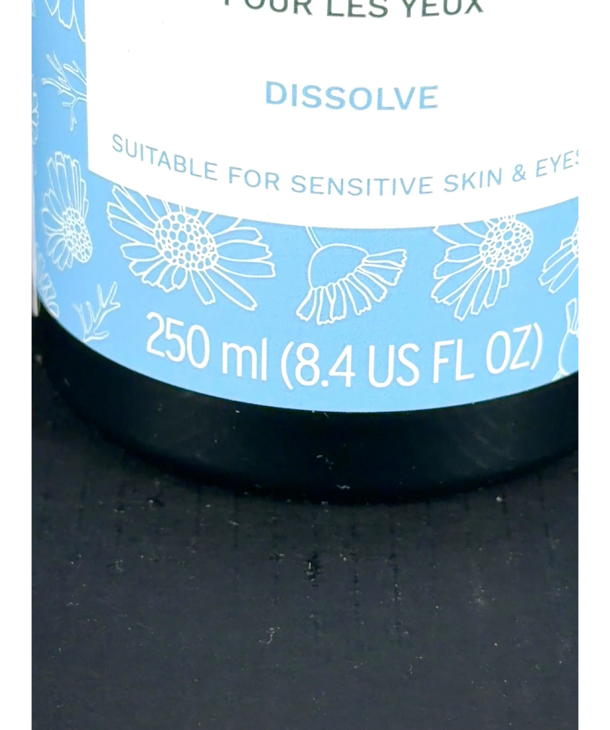The Body Shop CAMOMILE GENTLE EYE MAKEUP REMOVER, size 250ml — care label