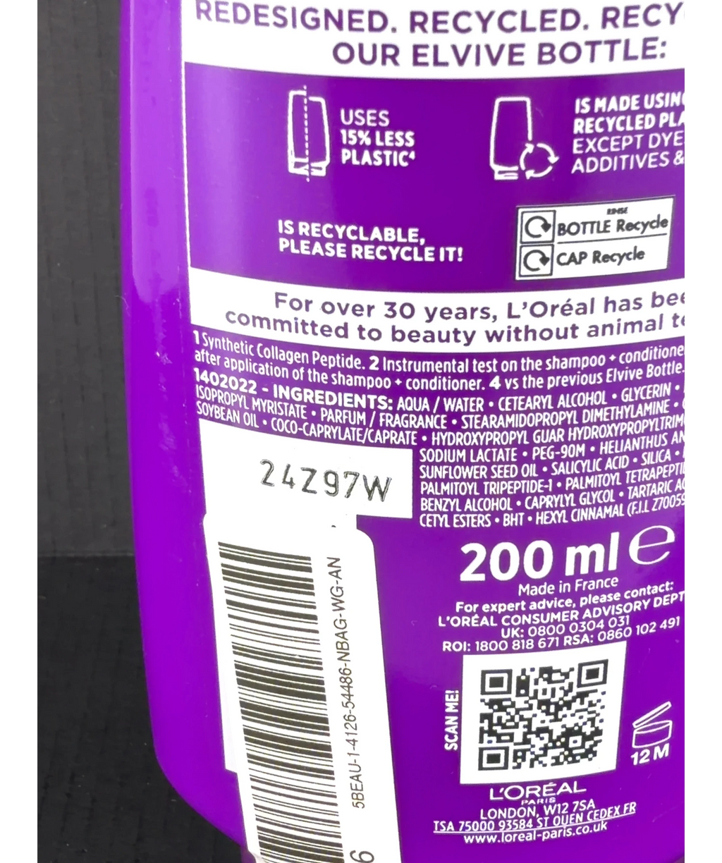 L'Oréal Paris COLLAGEN + LIFTER FIBRE DENSIFYING CONDITIONER, size 200ml — detail
