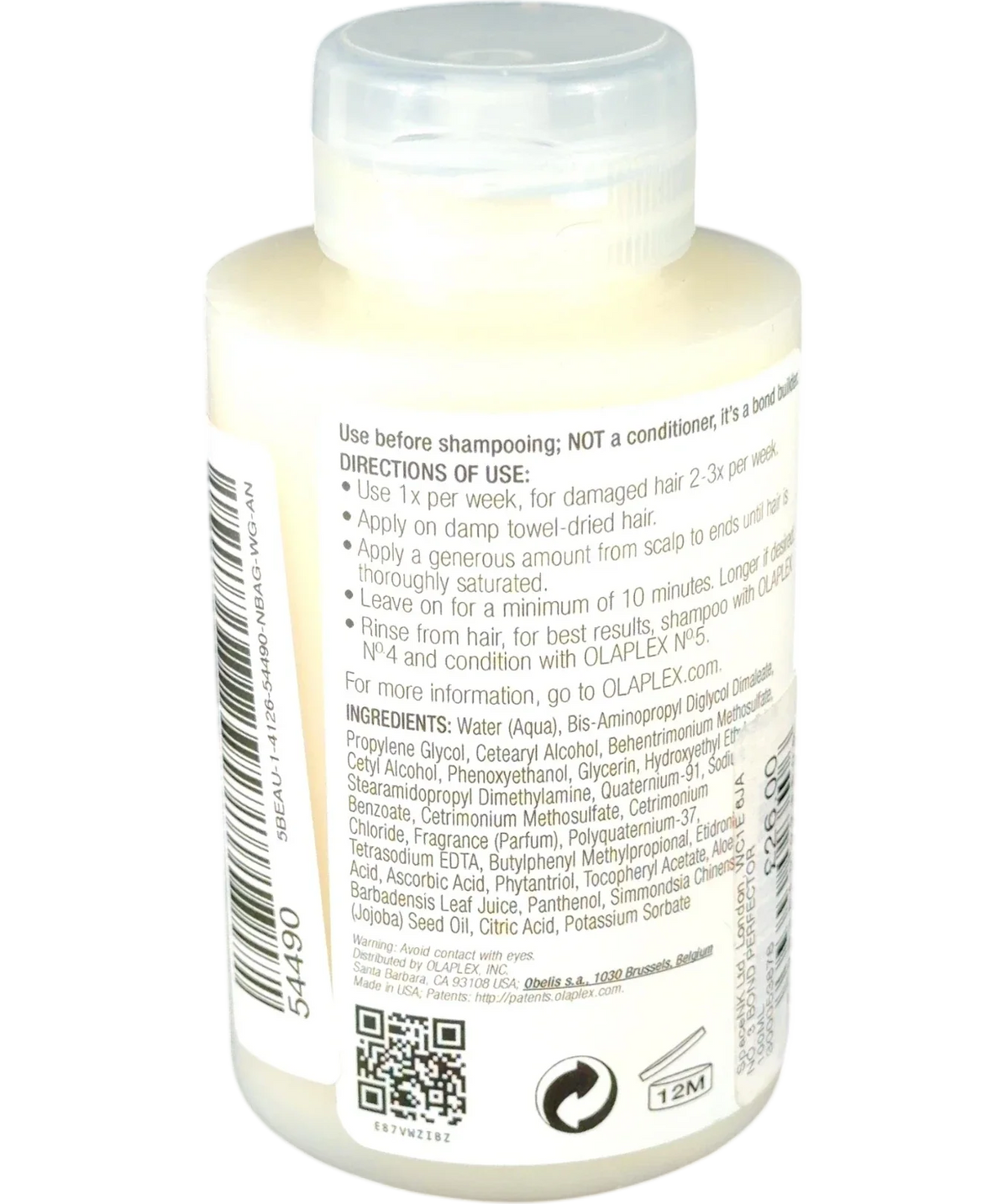 Olaplex No. 3 Hair Perfector 100ml, size 100ml — back