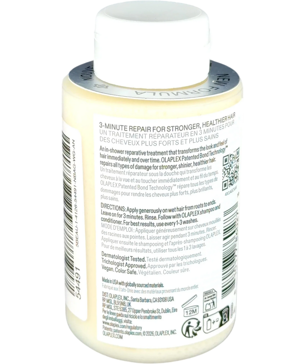 Olaplex No.3 Plus Complete Repair Treatment, size 100ml — back