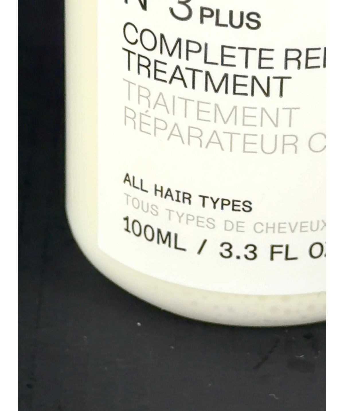 Olaplex No.3 Plus Complete Repair Treatment, size 100ml — care label