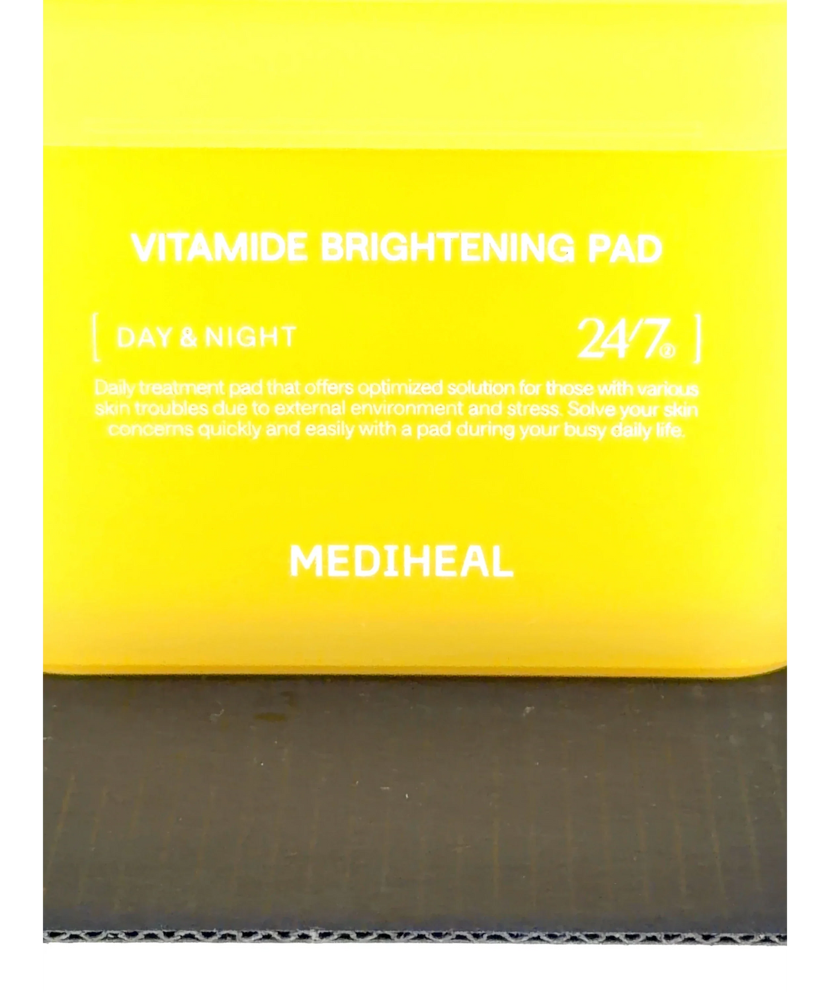 Mediheal VITAMIDE BRIGHTENING PAD, size 180ml — label