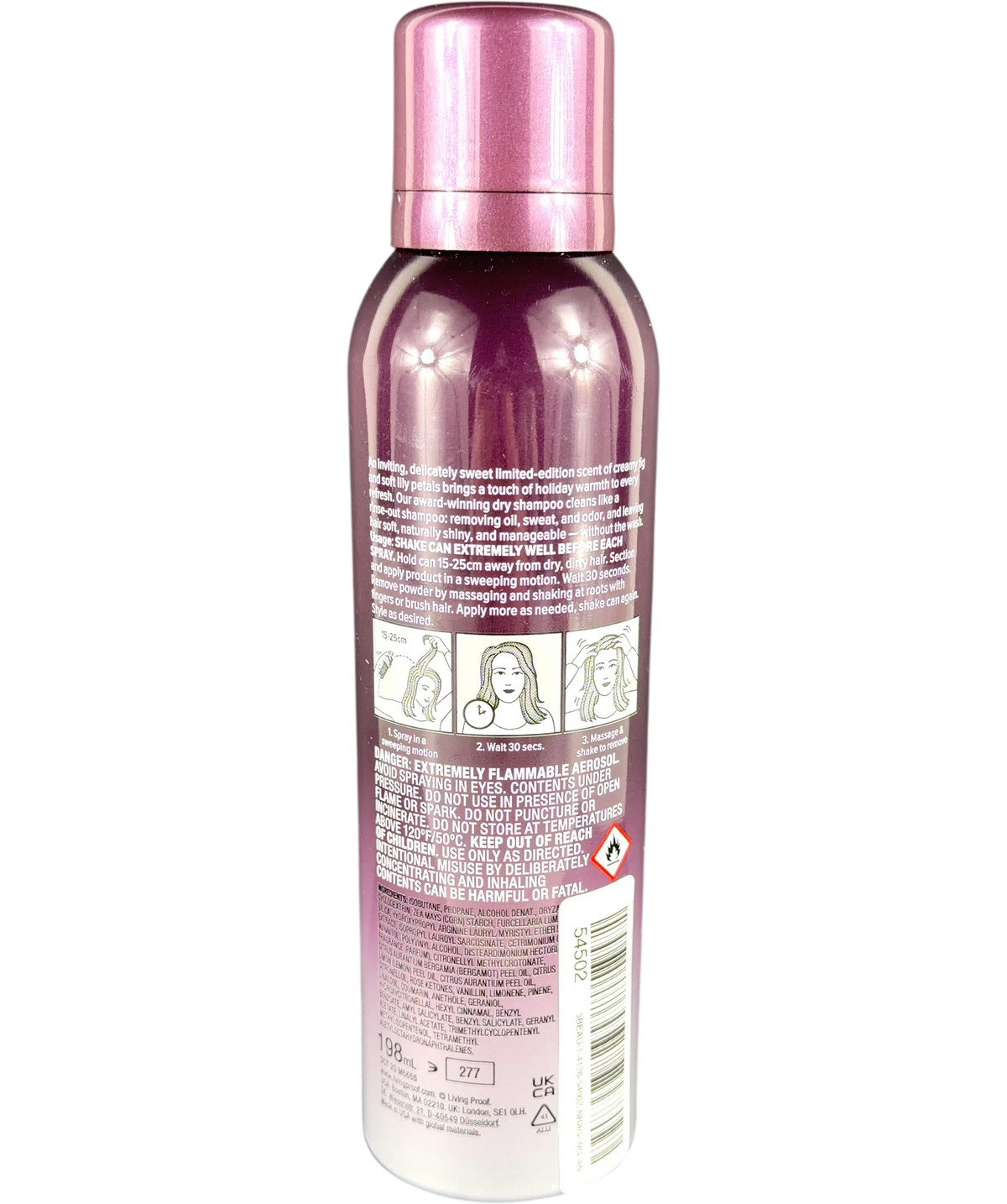 Living Proof frosted fig Perfect hair Day, size 198ml — back