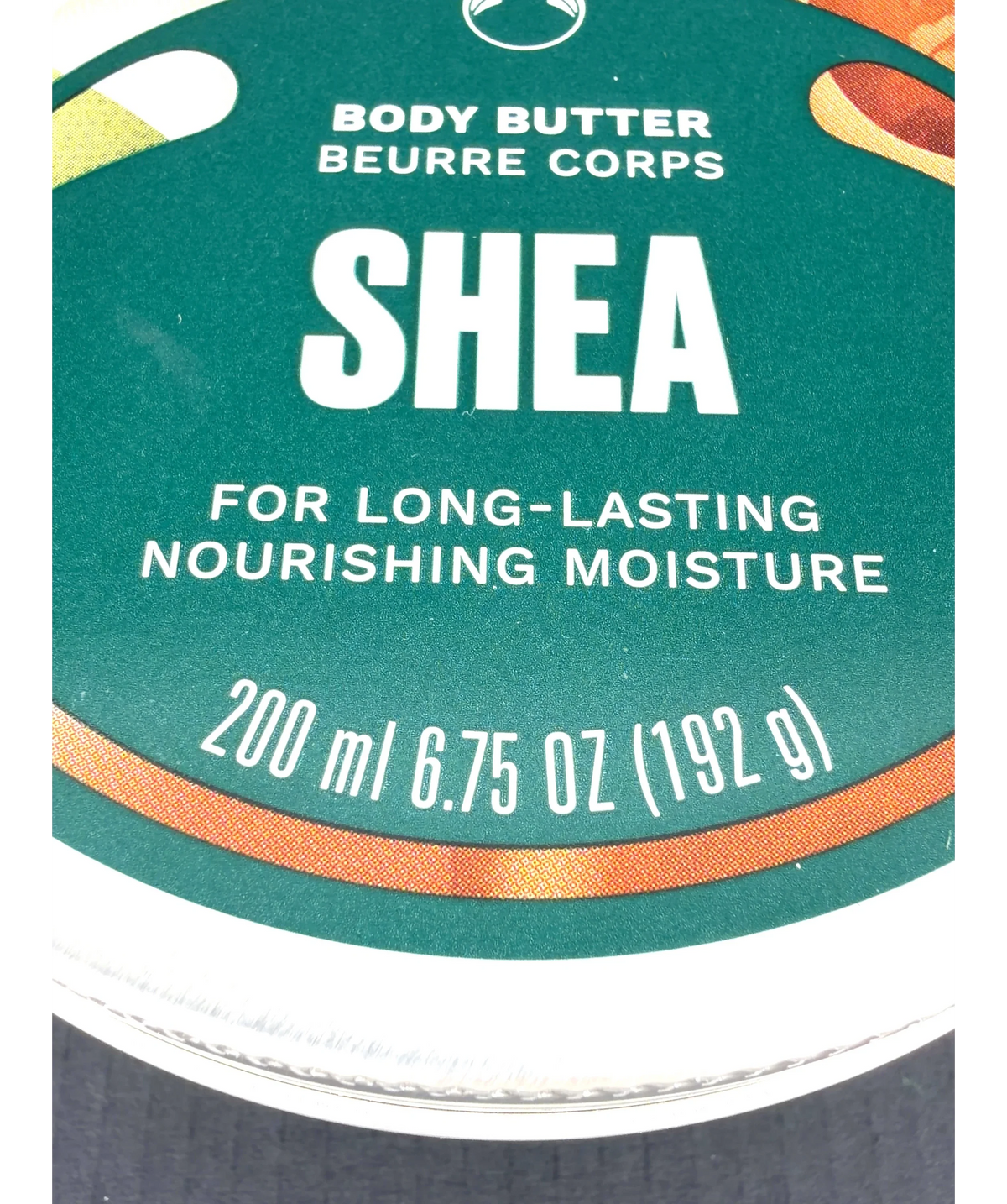 The Body Shop SHEA, size 200ml — care label