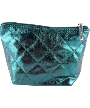 Gatineau Green Quilted Makeup Bag Size 1