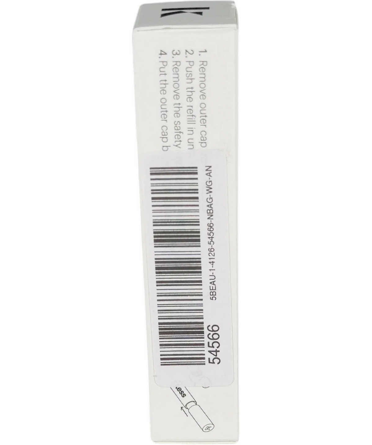 kess Refillable Concealer Stick Case, size 1 — back