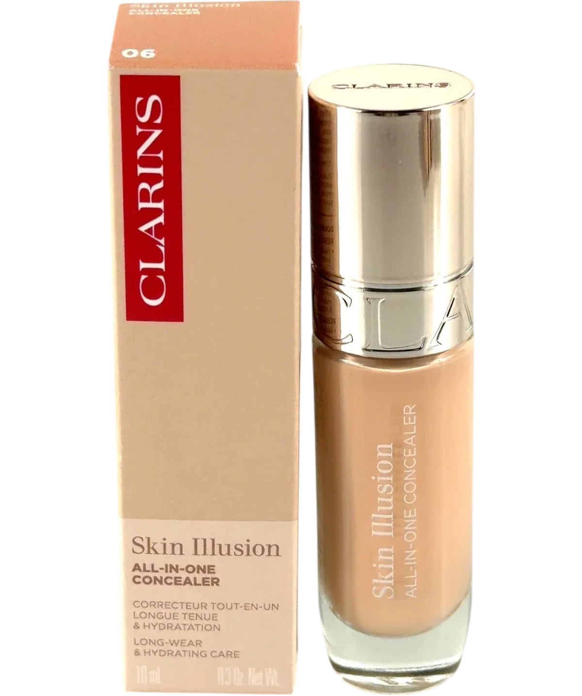 Clarins 06 Skin Illusion All-In-One Concealer, size 10ml — front