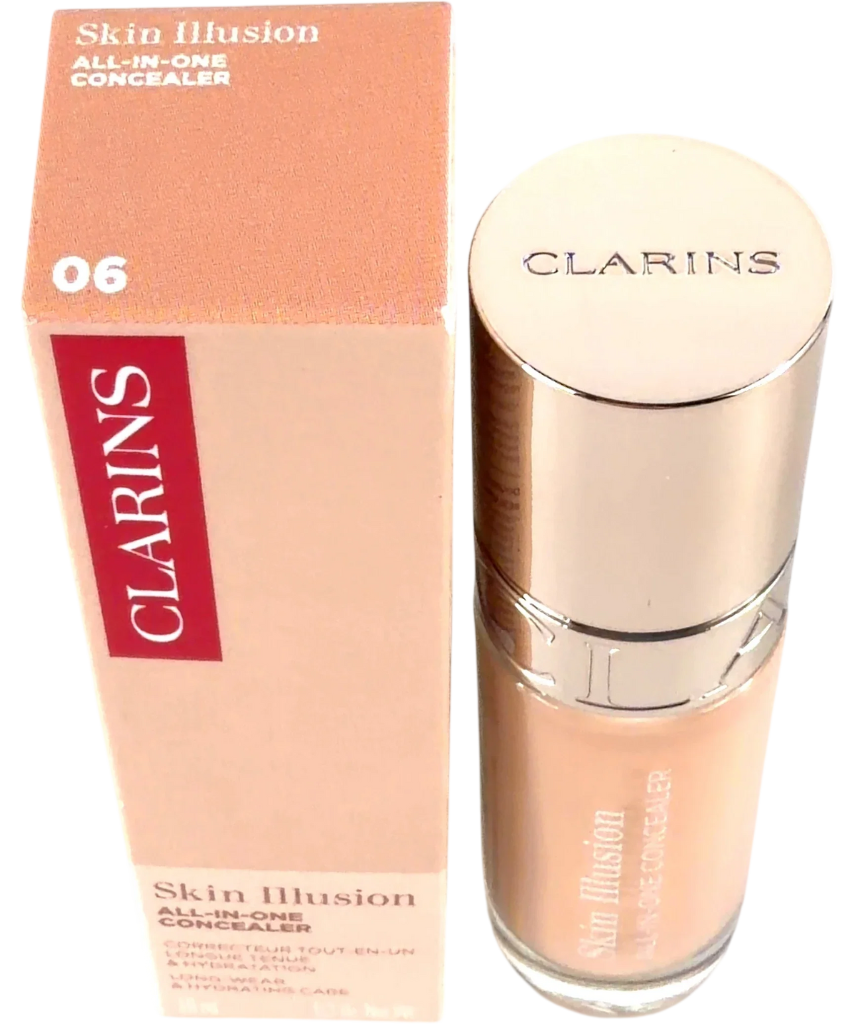 Clarins 06 Skin Illusion All-In-One Concealer, size 10ml — back