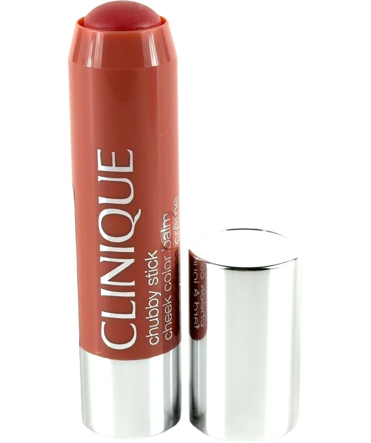Clinique 01 amp'd up apple Chubby Stick Cheek Colour Balm, size 6g — front