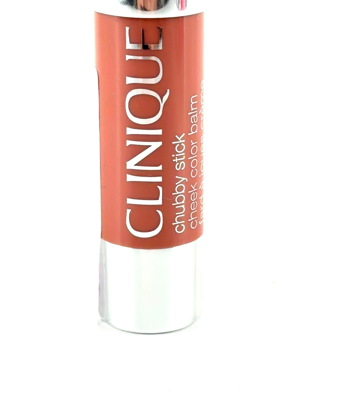 Clinique 01 amp'd up apple Chubby Stick Cheek Colour Balm, size 6g — label