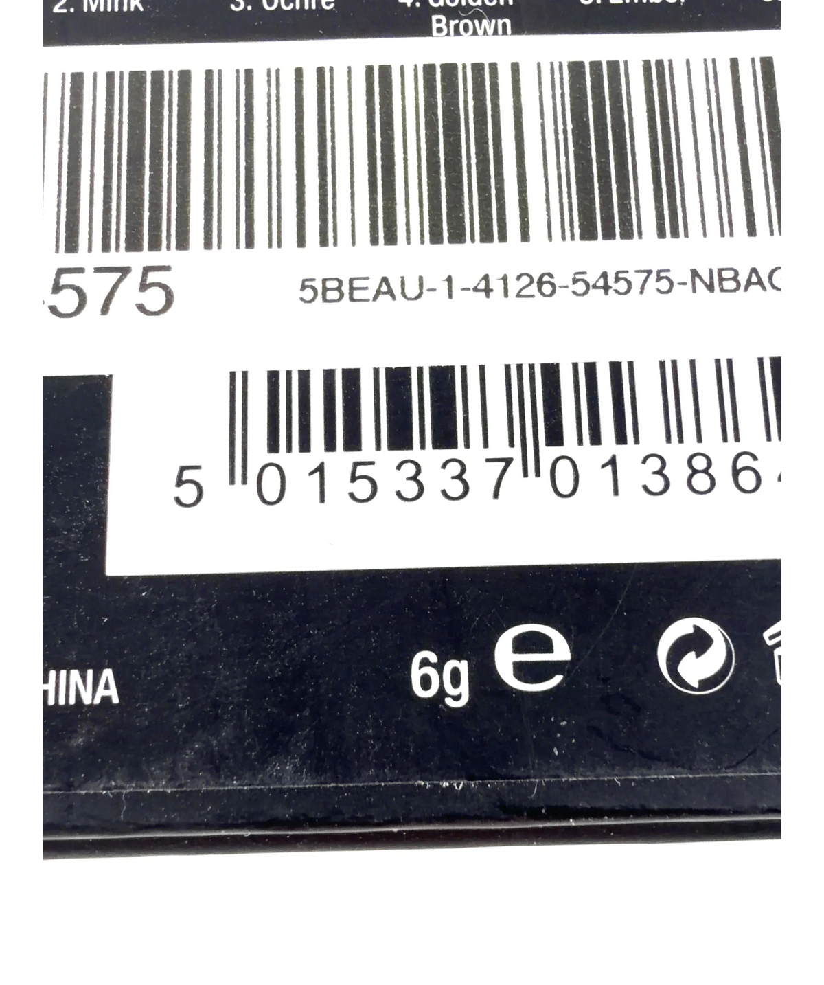 collection Nude Bronze Palette NUDE BRONZE PALETTE, size 6g — care label