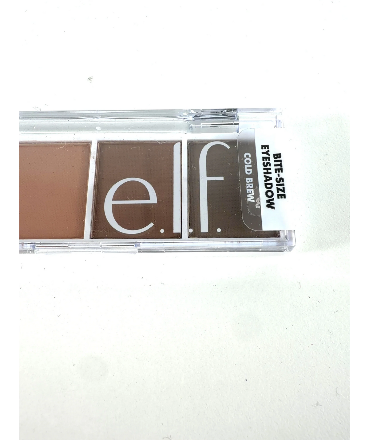 e.l.f. Cold Brew Bite-Size Eyeshadow Palette, size 1 — label