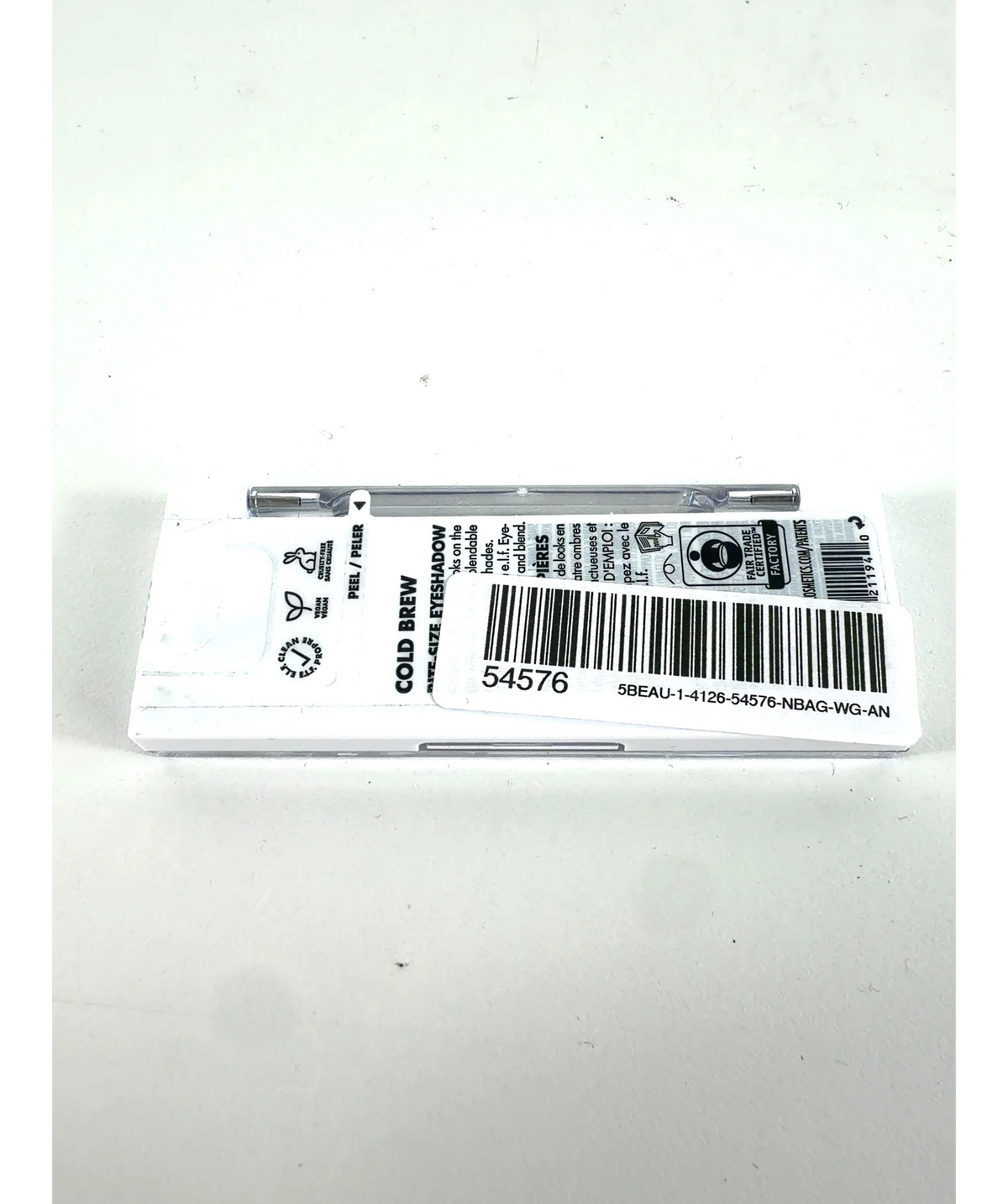 e.l.f. Cold Brew Bite-Size Eyeshadow Palette, size 1 — care label