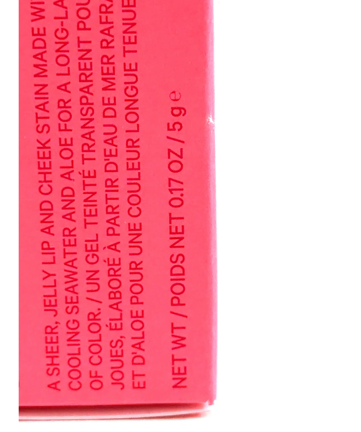 Milk Makeup CHILL COOLING WATER JELLY TINT / GEL TEINTÉ, size 5g — care label